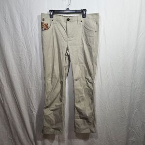 Columbia PHG Bucktail Pants Mens 36x32 Khaki Brown Camo Realtree Field Hunting